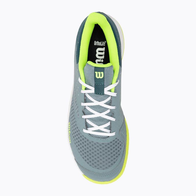 Wilson Kaos Stroke 2.0 Herren Tennisschuhe stormy sea/deep teal/safety yellow 5