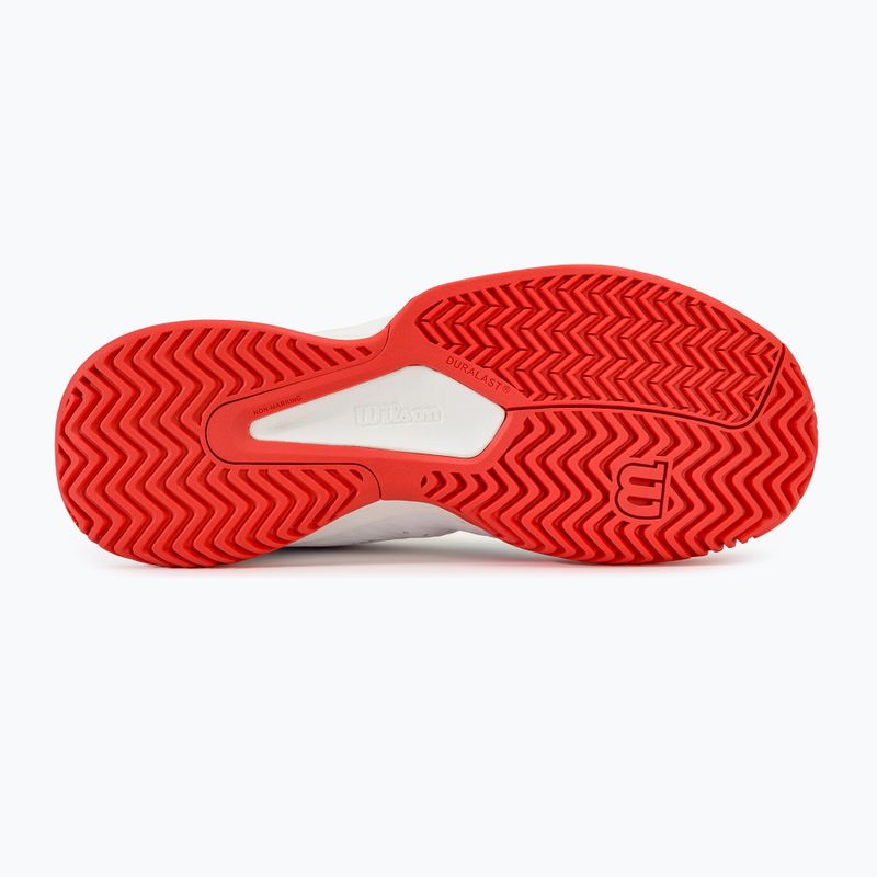 Damen Tennisschuhe Wilson Kaos Stroke 2.0 weiß/pfirsich perfait/infrarot 4