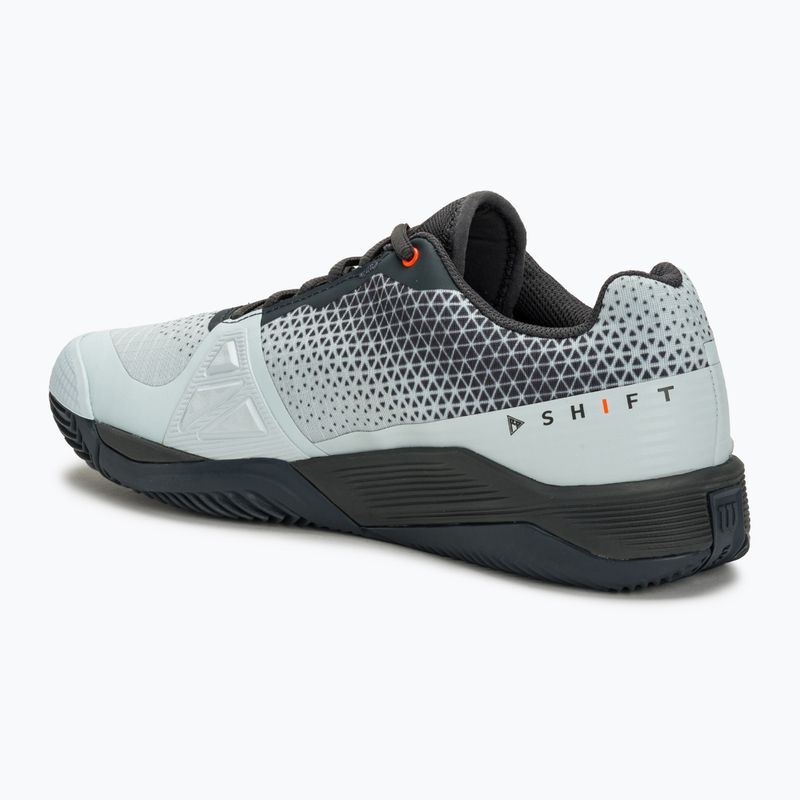 Wilson Rush Pro 4.0 Shift Clay ballad blau/ebony/orange tiger Herren Tennisschuhe 3