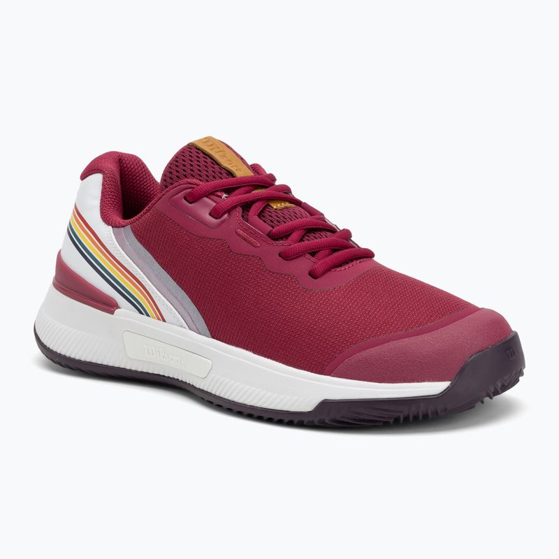 Tennisschuhe Damen Wilson Intrigue Pro Clay W RG beaujolais/ white/ plum perfect