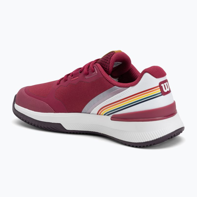 Tennisschuhe Damen Wilson Intrigue Pro Clay W RG beaujolais/ white/ plum perfect 3