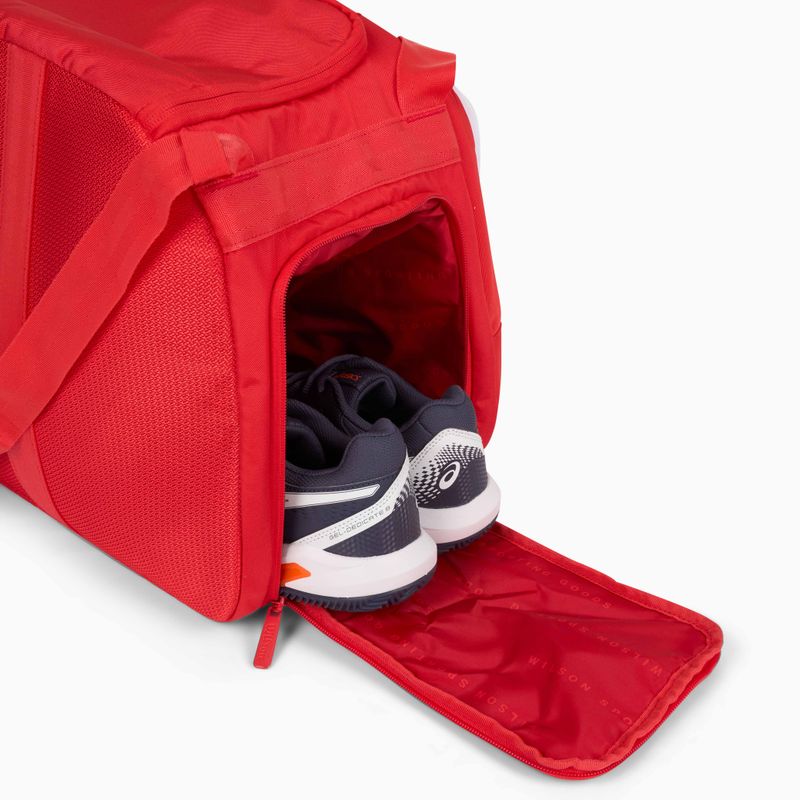 Tennistasche Wilson Super Tour Red Coaches Duffel red 7