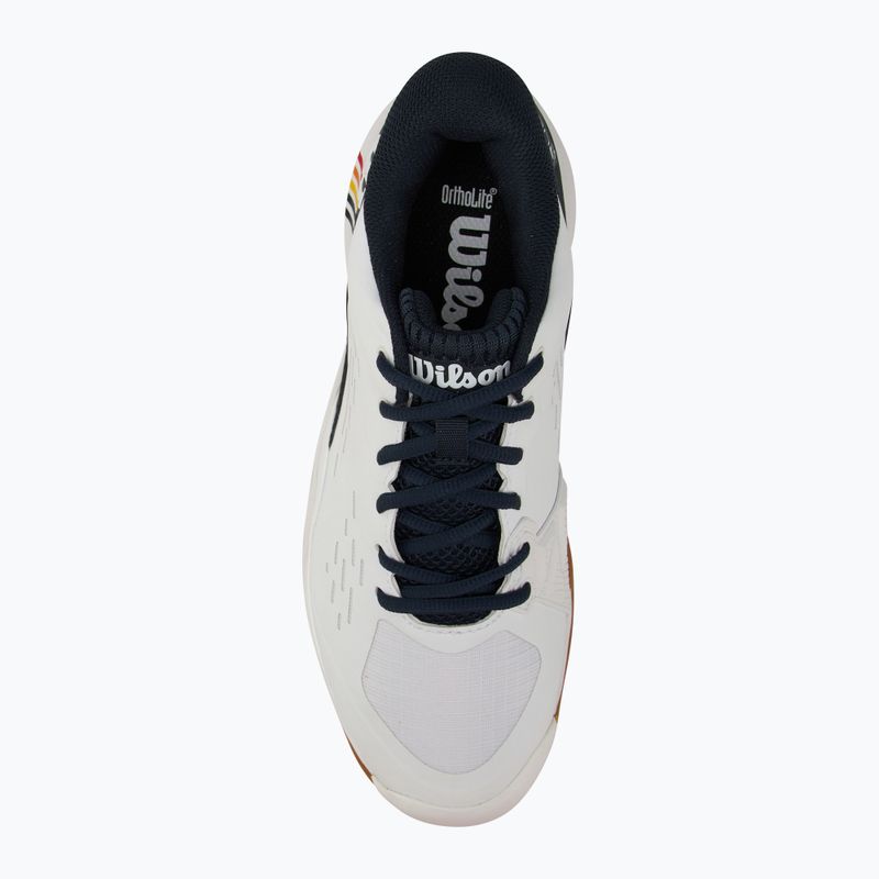Tennisschuhe Herren Wilson Rush Pro Ace Clay RG white/ navy blazer/ gum 5