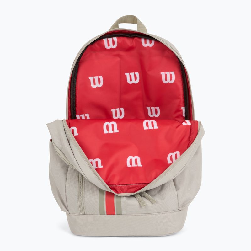 Tennis Rucksack Wilson Team oatmilk 6