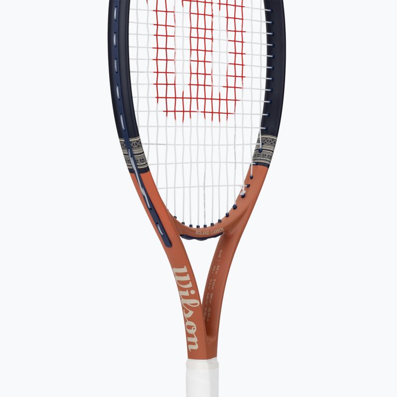 Wilson Roland Garros Elite Comp Jr 26 navy/orange Tennisschläger für Kinder 4