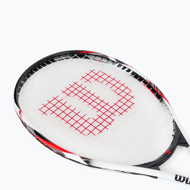 Tennisschläger Wilson Fusion XL white/black 5