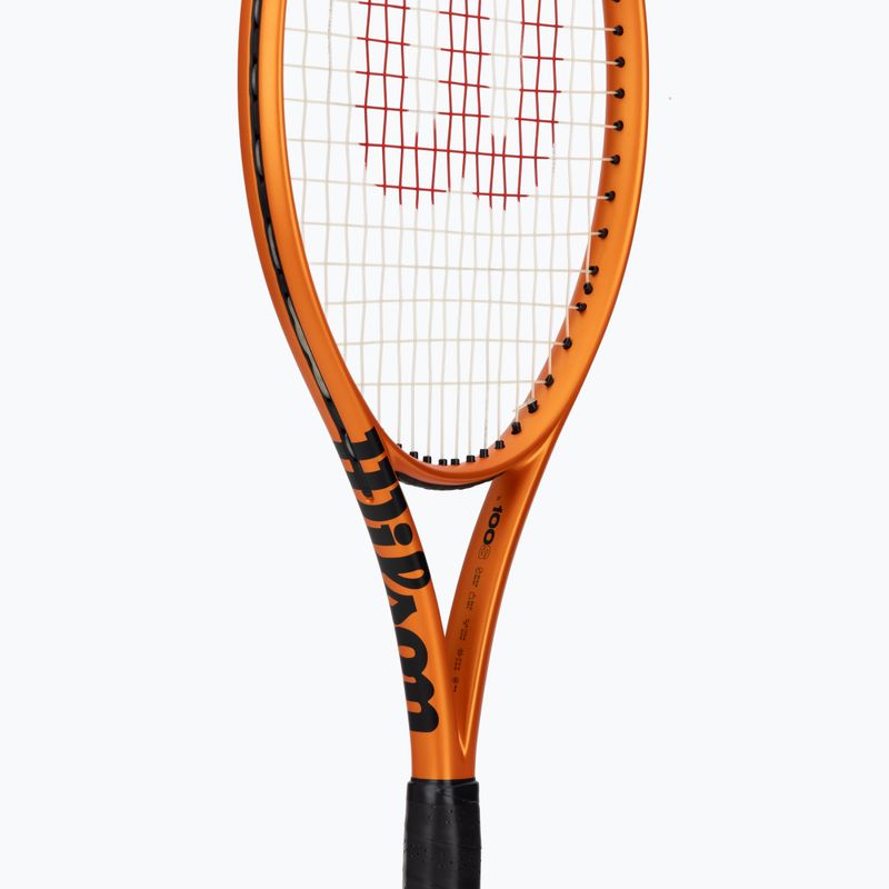 Tennisschläger Wilson Burn 100S V6 orange 4