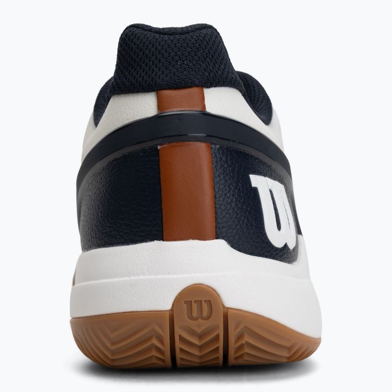 Herren-Tennisschuhe Wilson Rush Pro 5 Clay white/navy blazer/gum 6