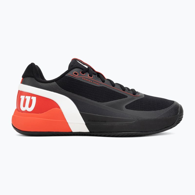 Padel-Schuhe für Herren Wilson Rush Pro 5 black/infrared/white 2