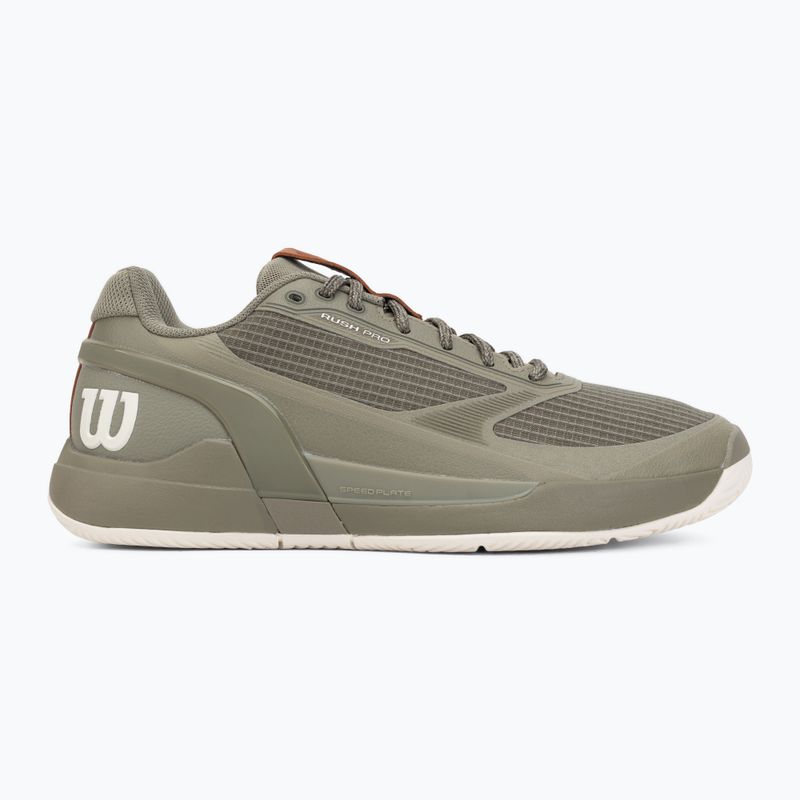 Herren-Tennisschuhe Wilson Rush Pro 5 vetiver/tofu/caramel cafe 2