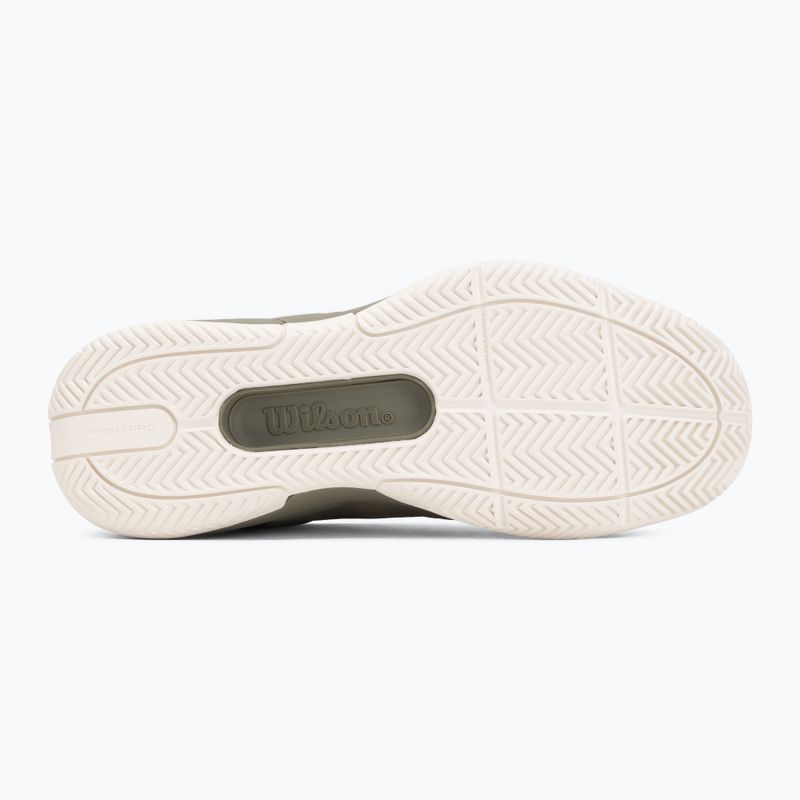 Herren-Tennisschuhe Wilson Rush Pro 5 vetiver/tofu/caramel cafe 4