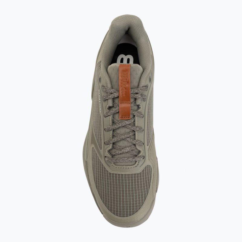 Herren-Tennisschuhe Wilson Rush Pro 5 vetiver/tofu/caramel cafe 5