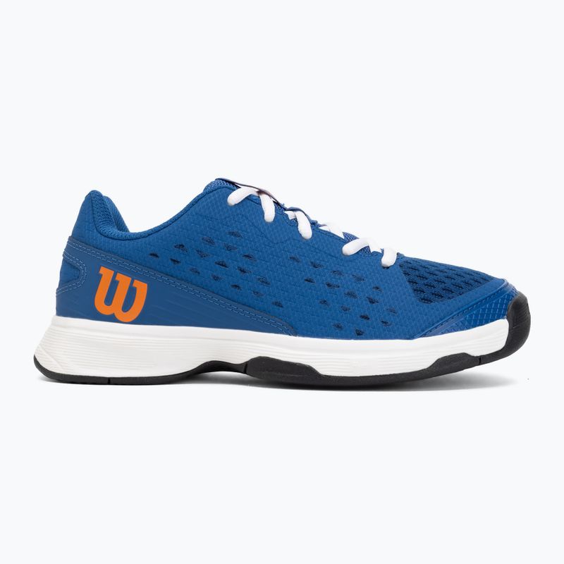 Tennisschuhe für Kinder Wilson Rush Pro Ace L Jr déjà vu blue/orange tiger/white 2