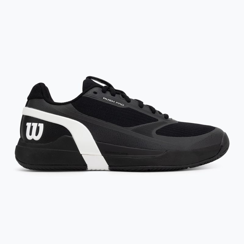 Herren-Tennisschuhe Wilson Rush Pro 5 black/white/stormy weather 2