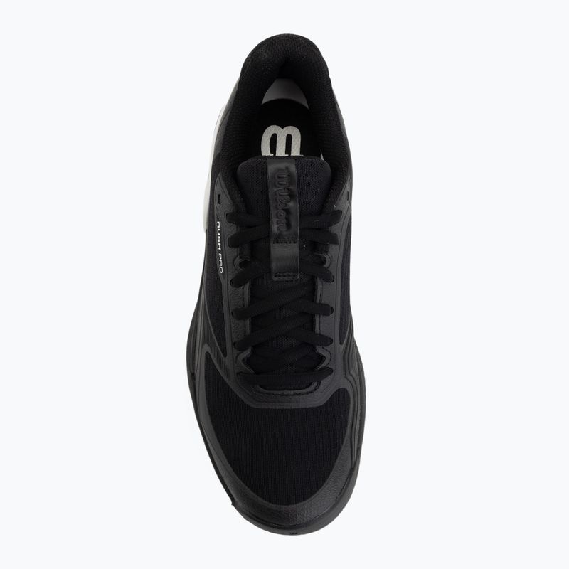 Herren-Tennisschuhe Wilson Rush Pro 5 black/white/stormy weather 5