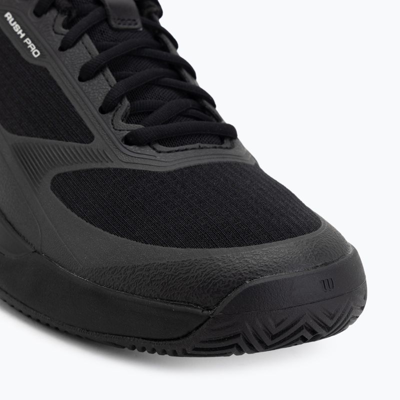 Herren-Tennisschuhe Wilson Rush Pro 5 black/white/stormy weather 7