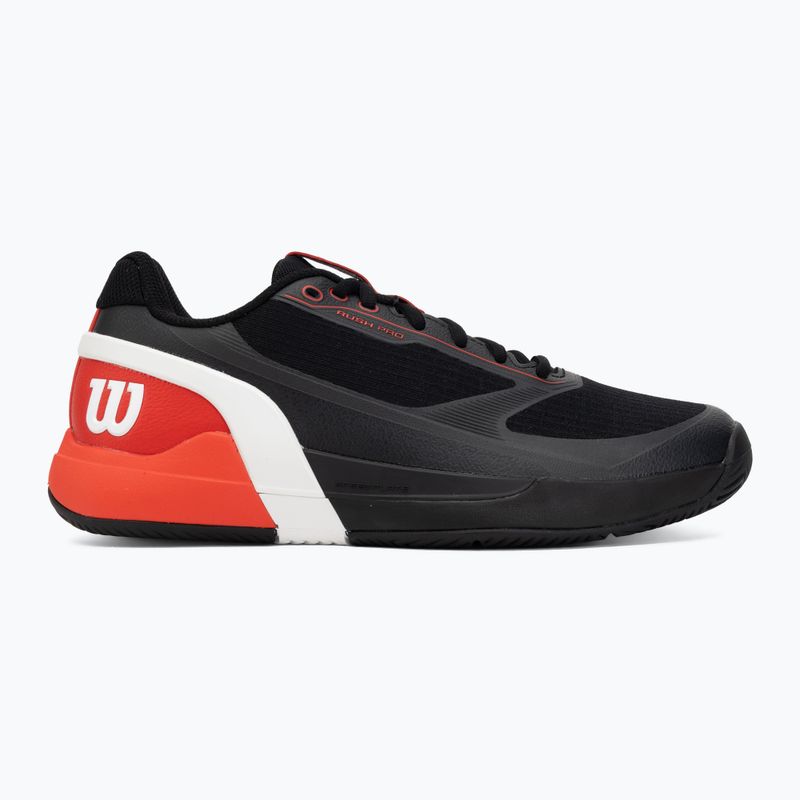 Herren-Tennisschuhe Wilson Rush Pro 5 black/infrared/white 2