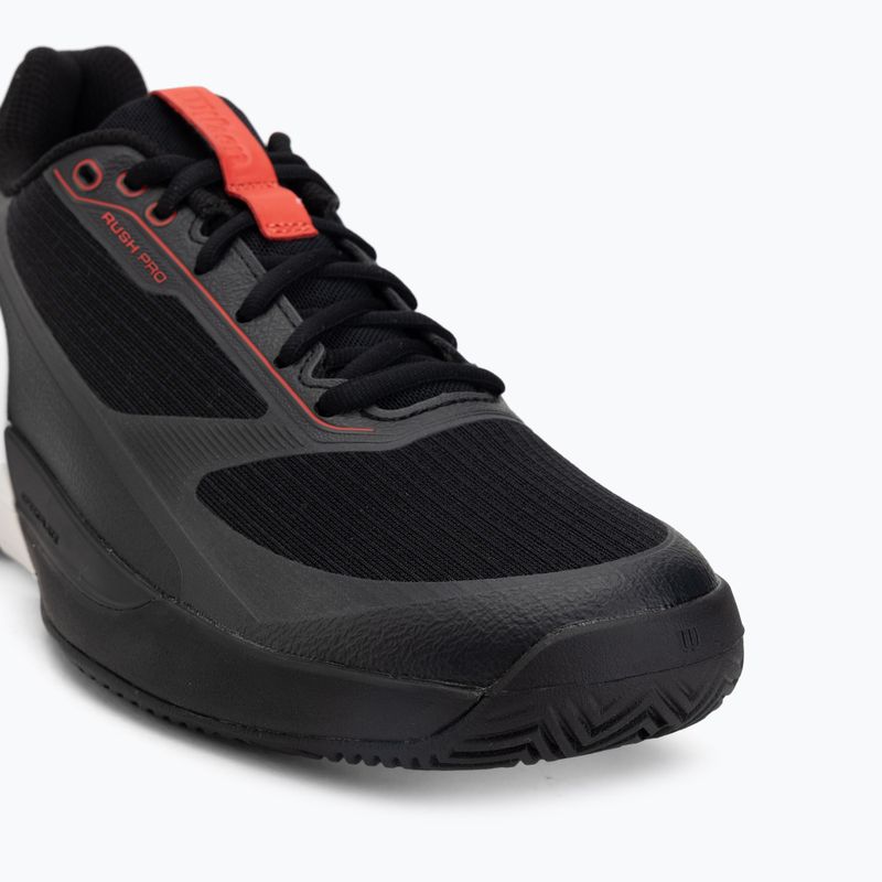 Herren-Tennisschuhe Wilson Rush Pro 5 black/infrared/white 7