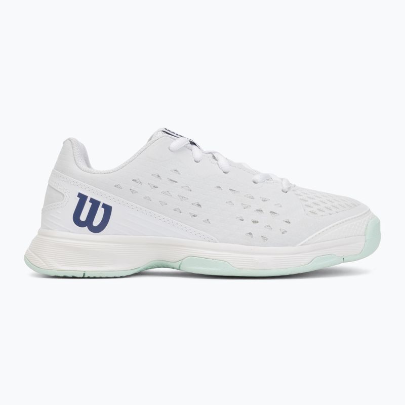 Tennisschuhe für Kinder Wilson Rush Pro Ace L Jr white/bay/skip blue 2