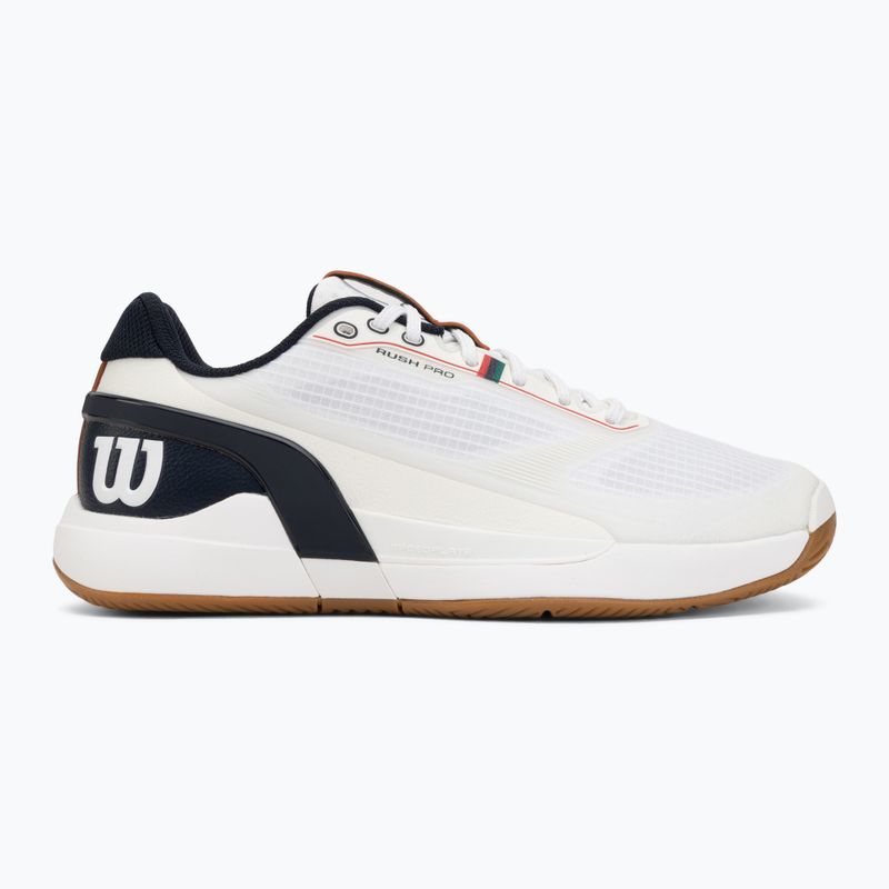Herren-Tennisschuhe Wilson Rush Pro 5 white/navy blazer/gum 2
