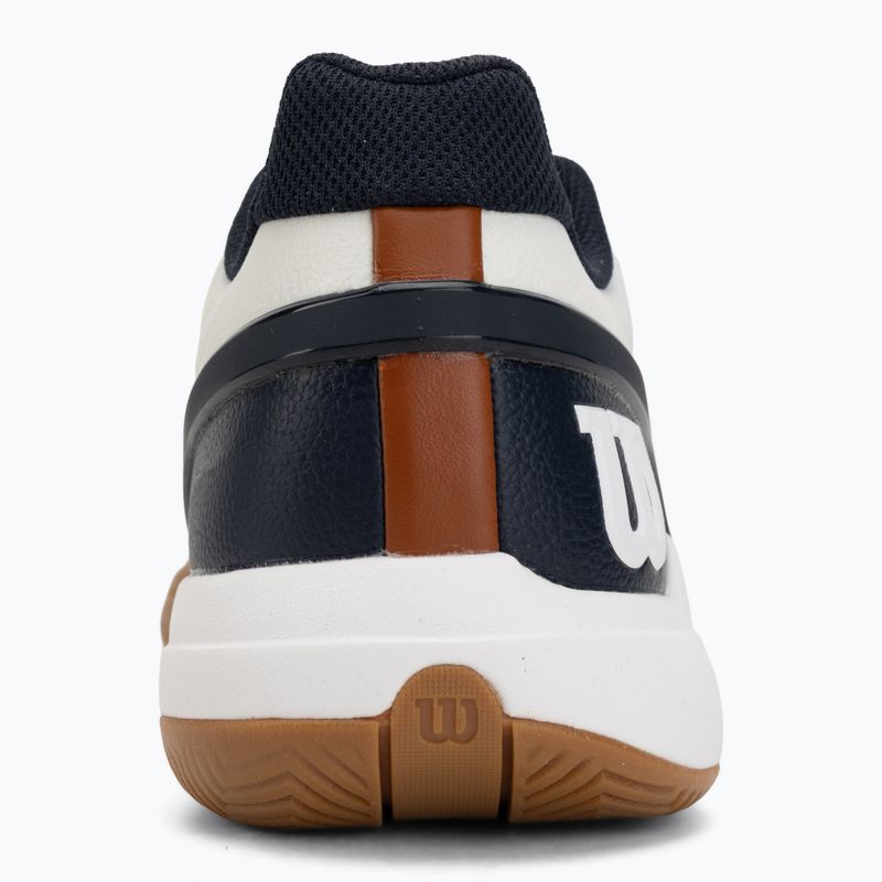Herren-Tennisschuhe Wilson Rush Pro 5 white/navy blazer/gum 6