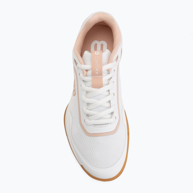 Damentennisschuhe Wilson Courtglide white/cameo rose/gum 5