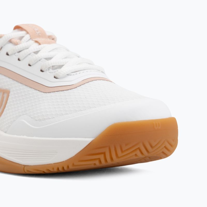 Damentennisschuhe Wilson Courtglide white/cameo rose/gum 7