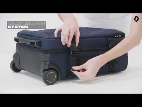 Samsonite Securipack Reisekoffer 39 l schwarzer Stahl 14