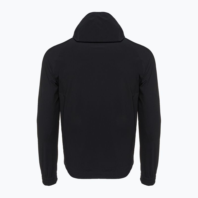Herren Tennis-Sweatshirt HYDROGEN FZ schwarz TC0003007 2