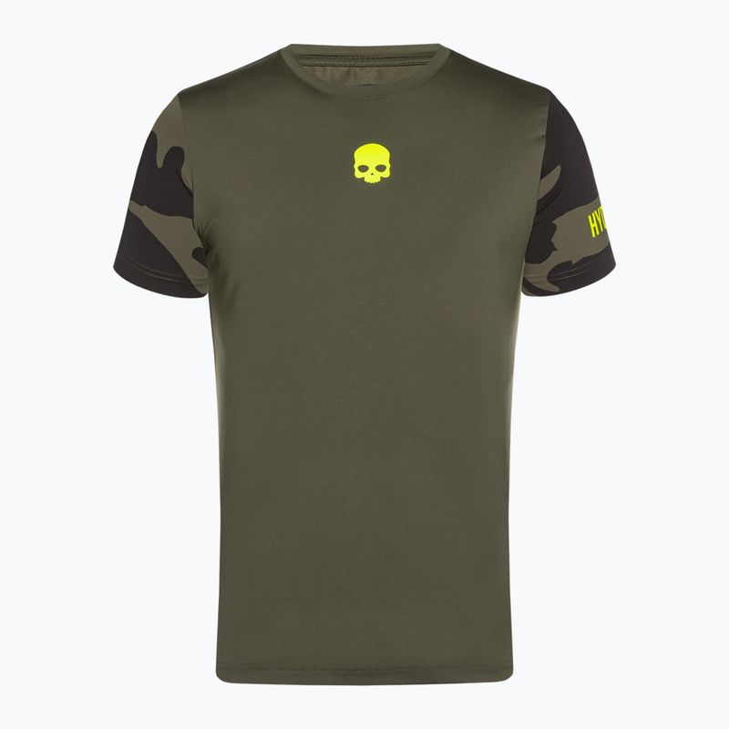 Herren-Tennisshirt HYDROGEN Camo Tech grün T00514397 4