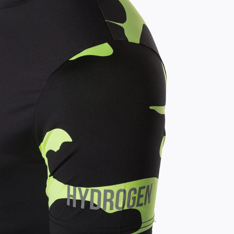 Herren-Tennisshirt HYDROGEN Camo Tech schwarz T00514G03 6