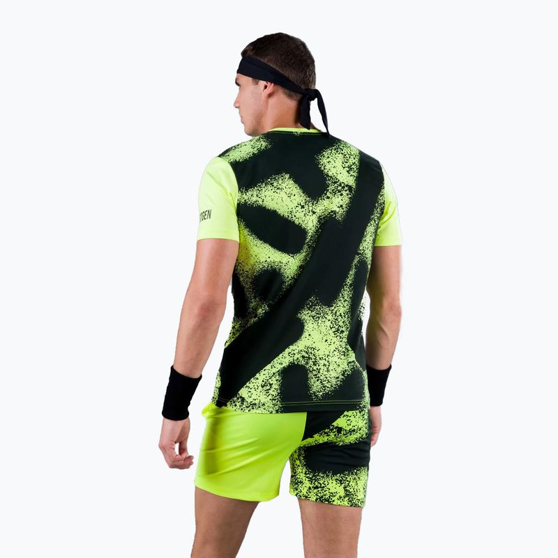 Herren-Tennisshirt HYDROGEN Spray Tech gelb T00502724 2