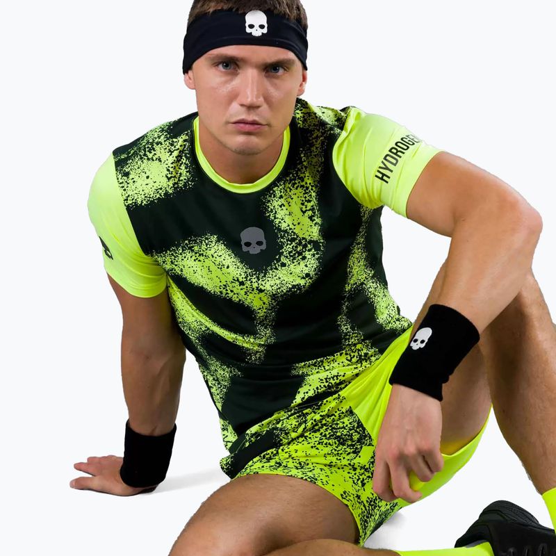 Herren-Tennisshirt HYDROGEN Spray Tech gelb T00502724 5