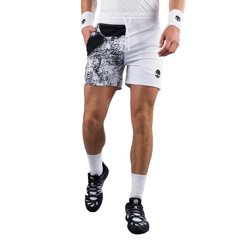 Herren-Tennisshorts HYDROGEN Spray Tech weiß T00510001