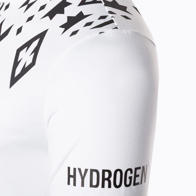 Herren HYDROGEN Tribal Tech Tennisshirt weiß T00530001 7