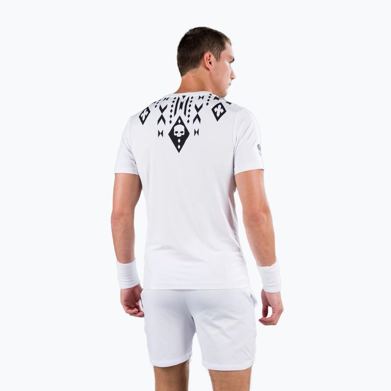 Herren HYDROGEN Tribal Tech Tennisshirt weiß T00530001 2