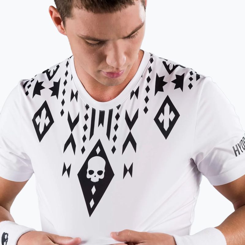 Herren HYDROGEN Tribal Tech Tennisshirt weiß T00530001 3