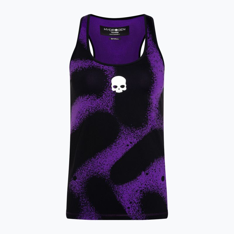 Damen-Tennisshirt HYDROGEN Spray lila T01504006 4