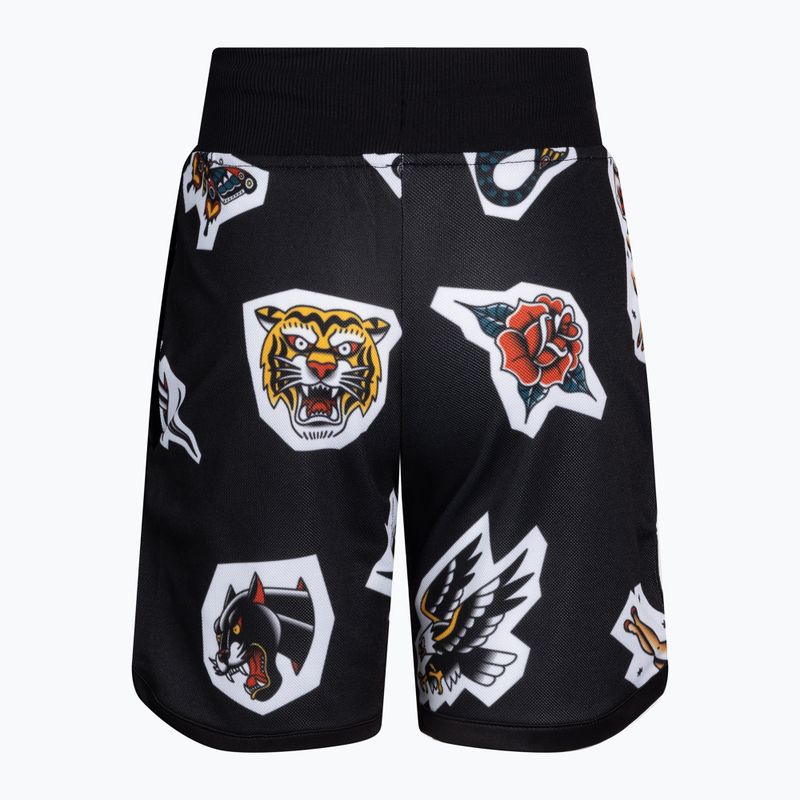 HYDROGEN Tattoo Tech Kinder-Tennisshorts schwarz TK0506007 2