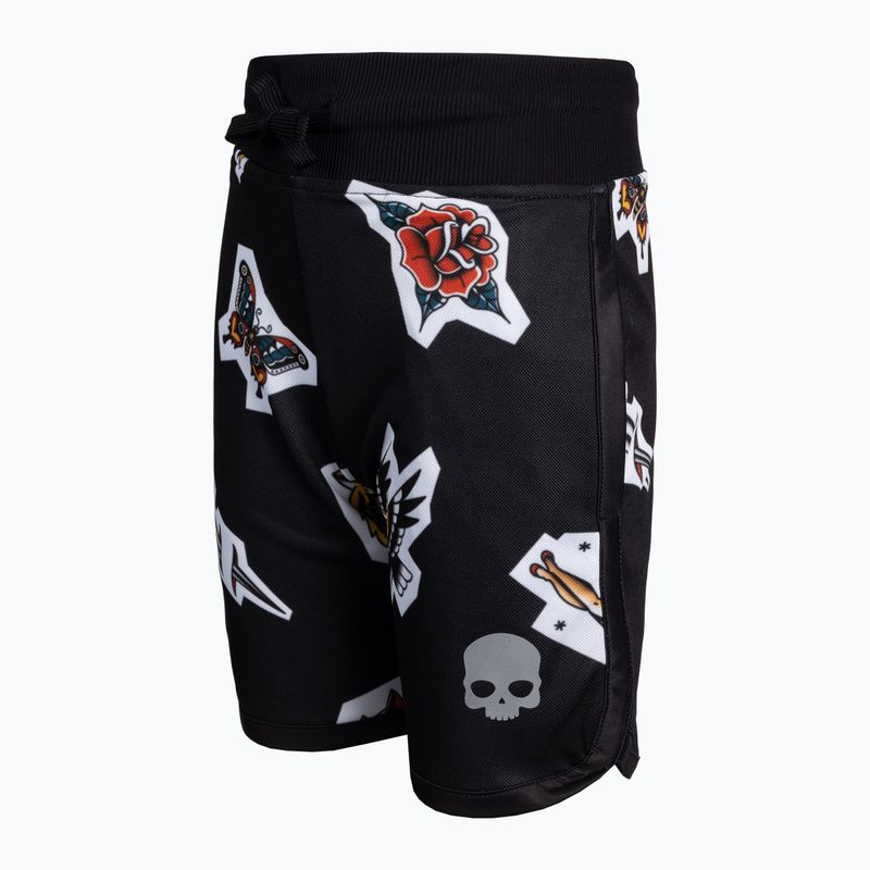 HYDROGEN Tattoo Tech Kinder-Tennisshorts schwarz TK0506007 3