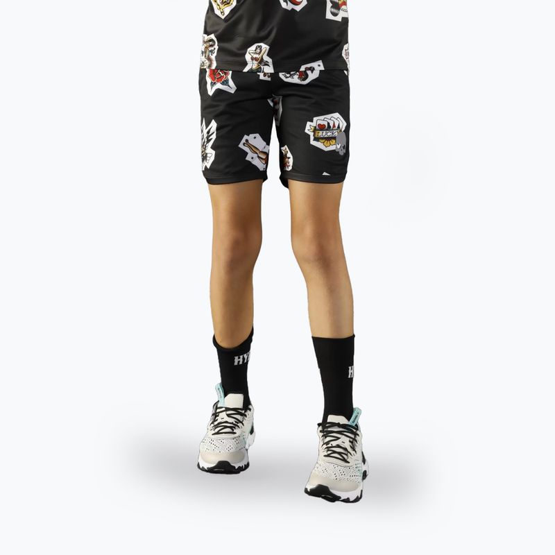 HYDROGEN Tattoo Tech Kinder-Tennisshorts schwarz TK0506007 5