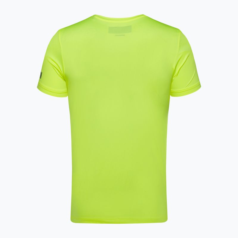 Herren HYDROGEN Basic Tech Tee fluoreszierend gelbes Tennisshirt 5