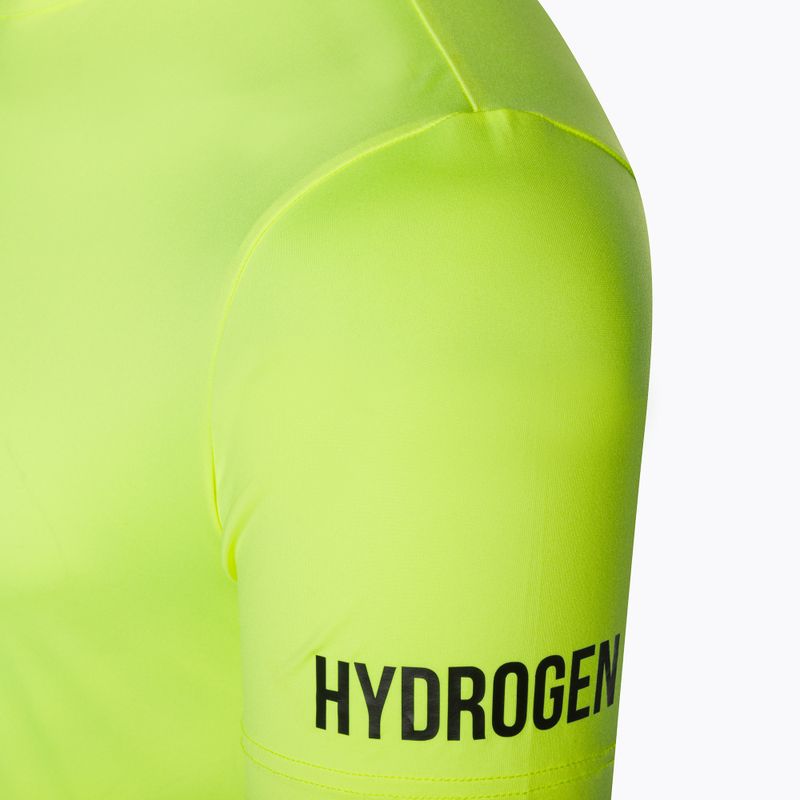 Herren HYDROGEN Basic Tech Tee fluoreszierend gelbes Tennisshirt 6