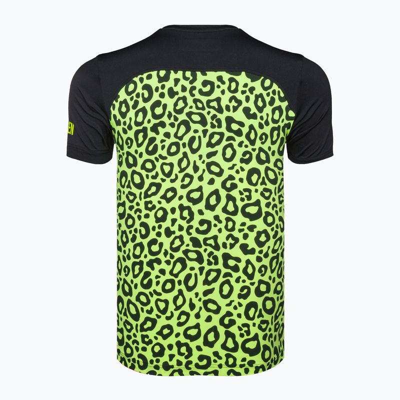 Herren HYDROGEN Panther Tech Tee schwarz/gelb Tennisshirt 6