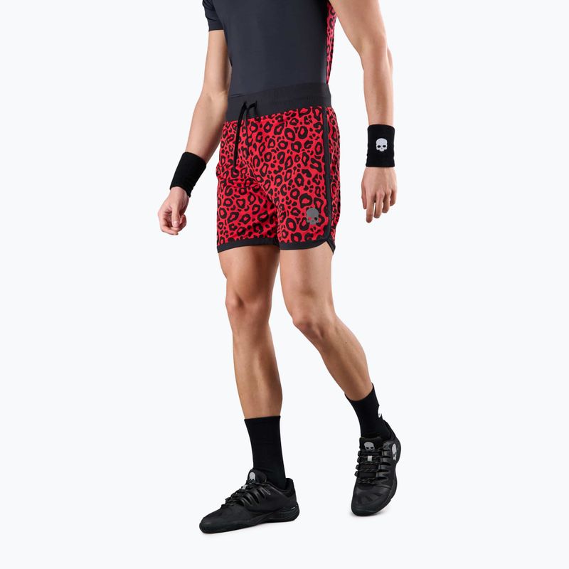 Herren-Tennisshorts HYDROGEN Panther Tech rot