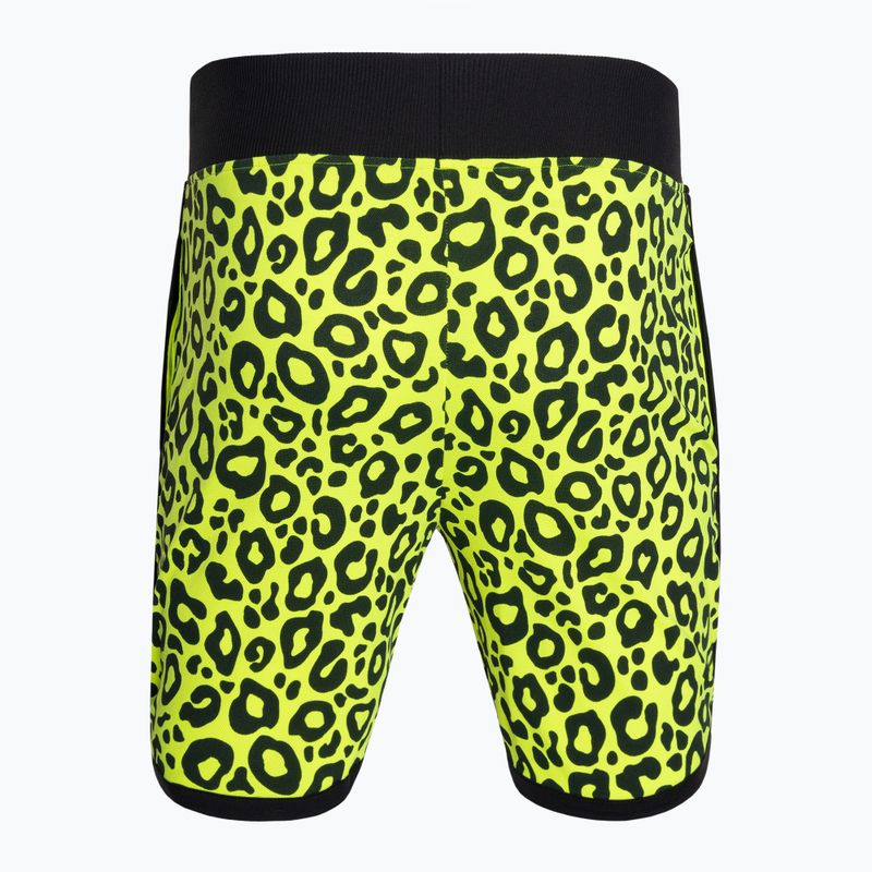 Herren-Tennisshorts HYDROGEN Panther Tech fluoreszierend gelb 5