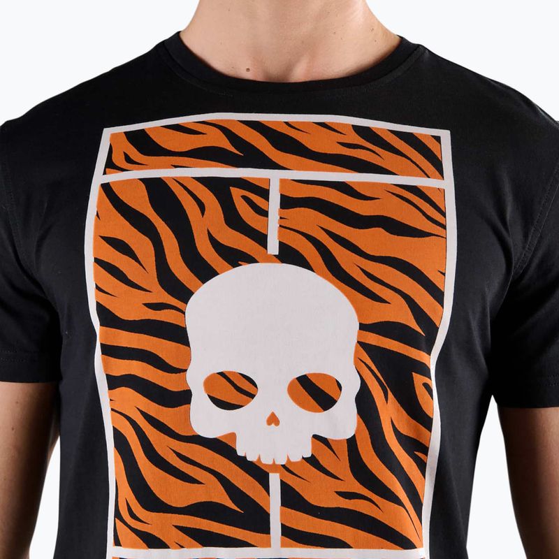 Men's HYDROGEN Tennis Court Cotton Tee schwarz 3