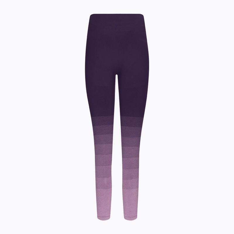 Damen-Leggings Gym Glamour Ombre lila 282 7
