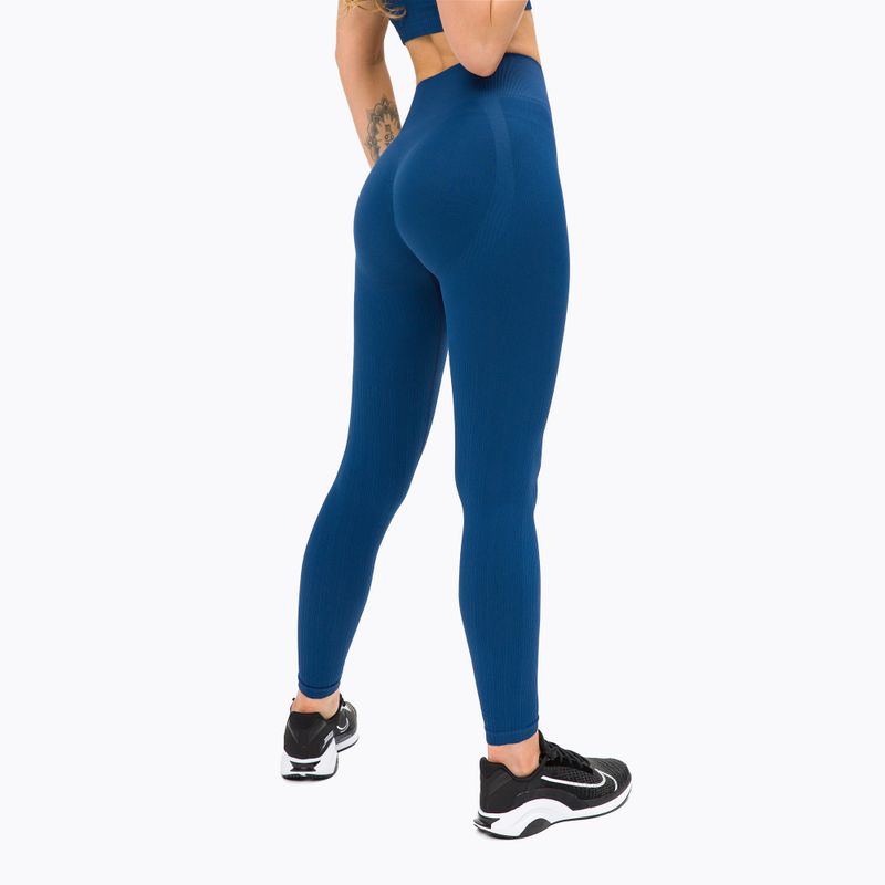 Women's Gym Glamour Push-up Leggings blau 313 3