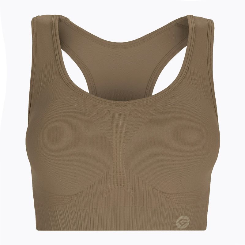 Damen Trainings-BH Gym Glamour push up beige 320 5